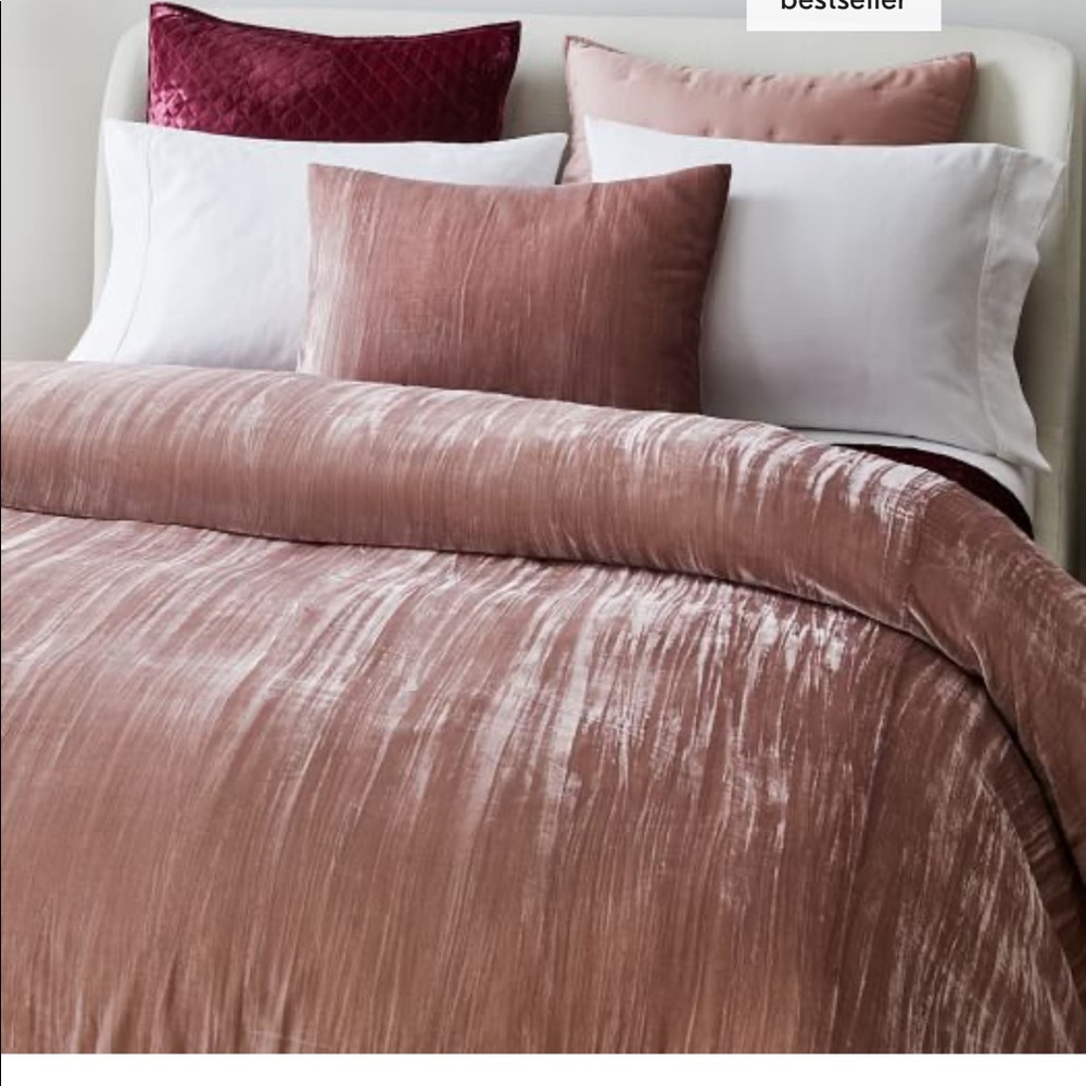 West Elm Blush Duvet